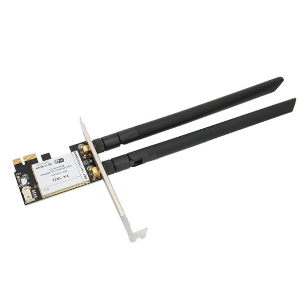 Trådløst internetkort 2,4 GHz 5 GHz 300 Mbps højhastigheds PCIE til computer sort