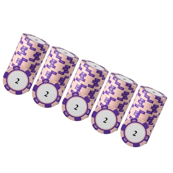 20 st Professionella Pokerchips Set Tydlig Utskrift Stora Siffror Spelräkningsbrickor för Brädspel