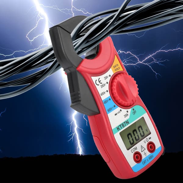 KT87N 600V/450V DC/AC Digital Tangamperemeter 20-400A Amperemeter Digital Multimeter med LCD-skjerm