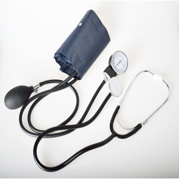 medicinsk stetoskop arm blodtryksmåler vintage stetoskop