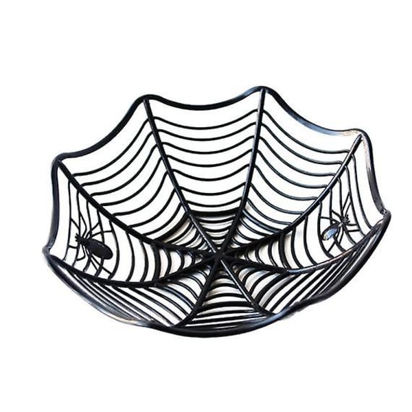 Koristeellinen karkkikori Spider Candy Basket (musta),