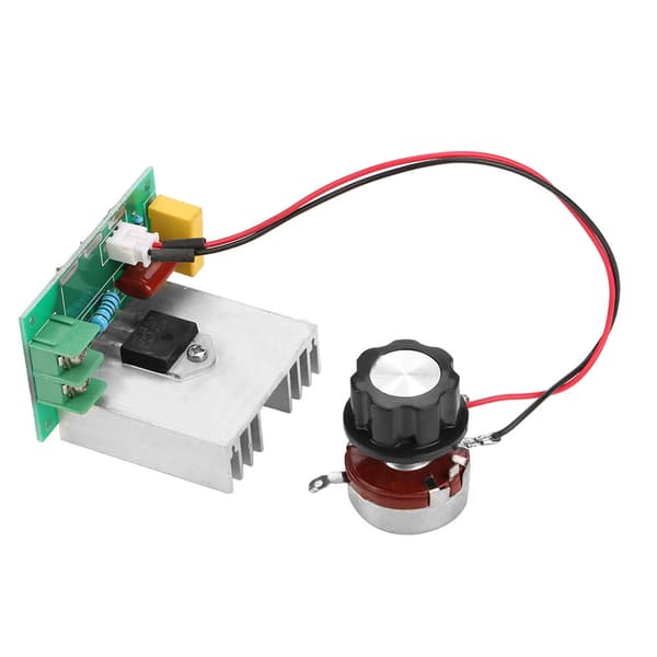 AC Motor Hastighetskontroller 0-220V 4000W 40A Spenningsregulator LED Dimmer