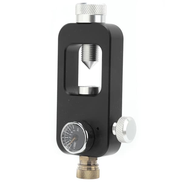 DIDEEP Scuba Dykning Adapter Stor til Lille Flaske 8MM Trykmåler 0.5L 1L Sort