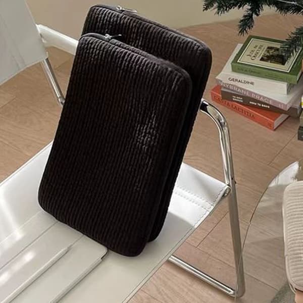 Stødsikker Blød Bærbar Laptop Sleeve Lynlåslukning Etui til 13 til 14 Tommer Tablet Sort