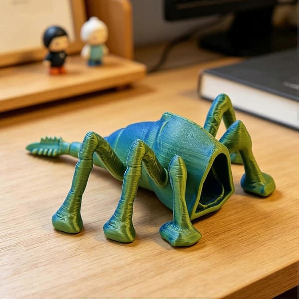 3D-printet havspiser legetøjs-actionfigur hav fleksibelt leddelt fidget-legetøj til samlere boligindretning og gaveideer