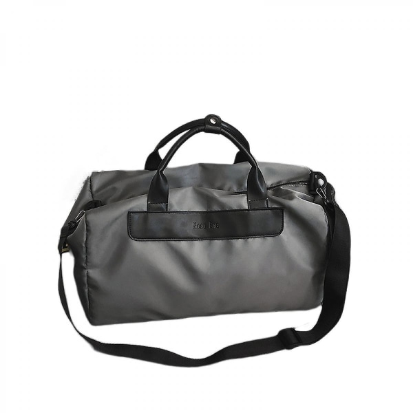 Ny enkel vandtæt rejsetaske med stor kapacitet, våd og tør separation yogahåndtaske, grå