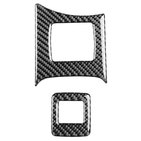 Kolfiber Cabriolet Strömbrytare Knapp Trim Soltak Ram för Mazda MX-5 NC 2009-2015