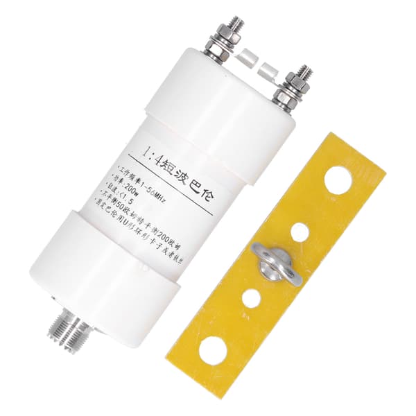 1:4 Balun egnet 1-56MHz for Winton kortbølgeantenne 200W 50Ω til 200Ω Elektronikkutskifting