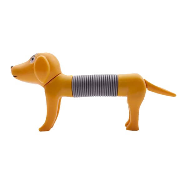 Hund Pop Tubes Sensoriske Leker for Barn Stresslindring Finmotorikk Autisme Grå