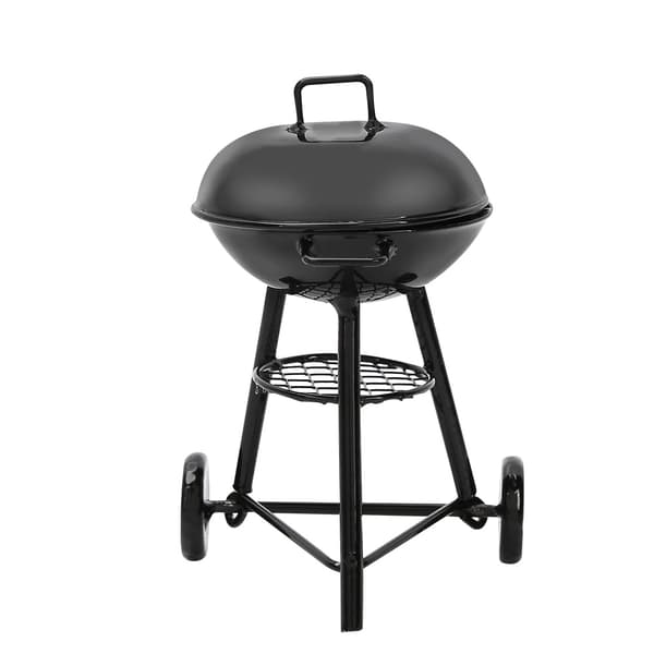 1:12 Mini Dockhus Tillbehör Utomhus Rund Ugn Modell för Dockor BBQ Matlagning