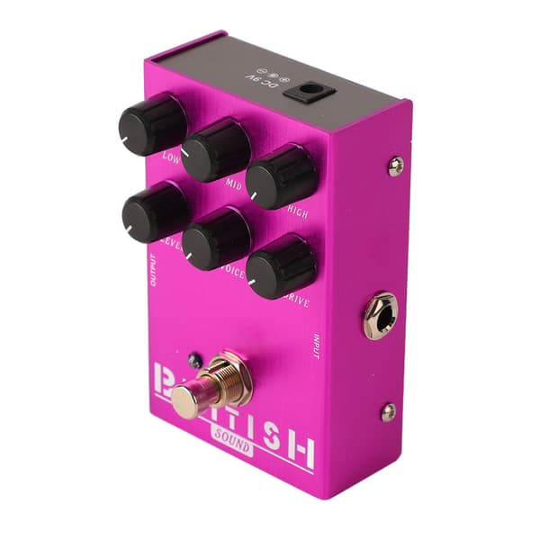 Elektrisk guitar effekt drive pedal effektor simulerer guitar distortion og overdrive effekter AN 31 Lilla