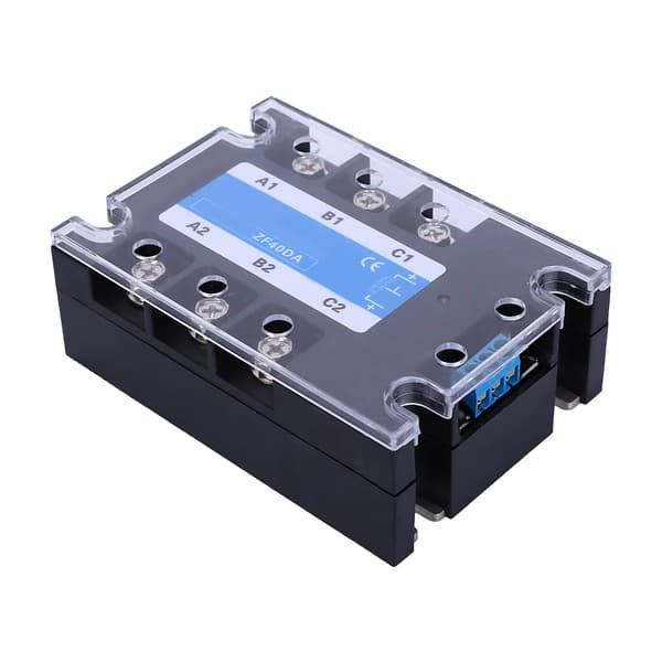 BERM3 ZF40DA DC AC Solid State Relay SSR Transparent Case Elektroniske Deler