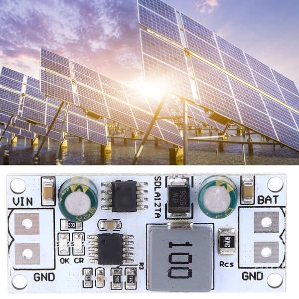 SDLA12Ta SDLA12TB MPPT Solcelle Oplader Controller Modul 12V 1-1000AH Blybatteri Uden Terminal
