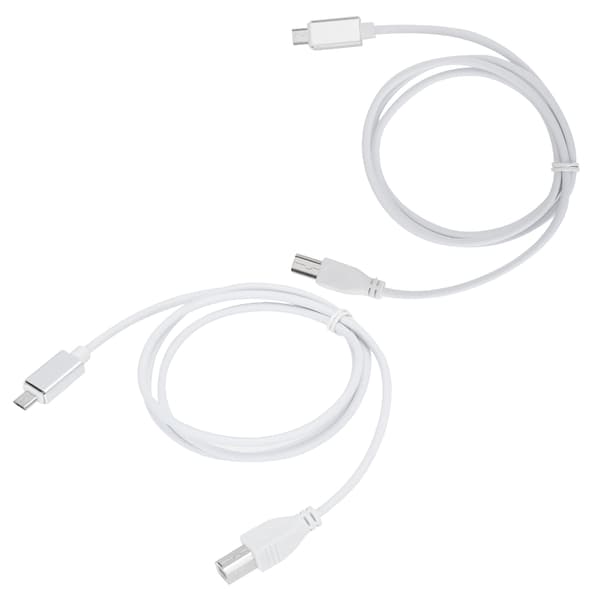 2 STK V8 Elektrisk Piano MIDI-kabel Micro USB til B-type Kompatibel Nettbrett PC