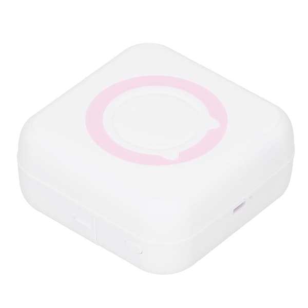 Mini Termisk Printer Trådløs Bluetooth Bærbar Label Maker 200dpi Pink