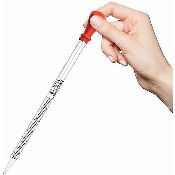 3 ml 5 ml Glasdråbepipette Glaspipette Graderede Dråbepipetter 2 stk. Dråbepipette med Skalalinje