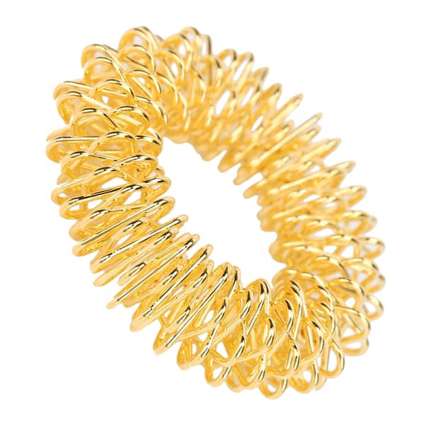 Piggete sensoriske fingerringer Stresslindring Massasjeterapi for barn voksne gull
