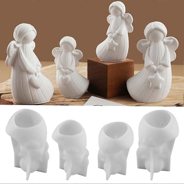 Epoxi cement puts hem dekor mögel Multi-material användning för heminredningsaccenter Large Set