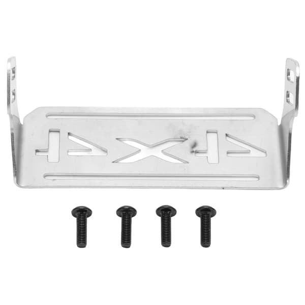 Rustfritt stål RC Skid Plate Front Guard Armor Beskyttelse for Traxxas