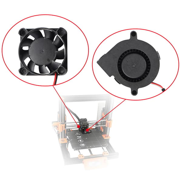DC Blæser Turbo Blæser Kit 5V til Prusa i3 MK3 3S MK2 2 5 3D Printer Tilbehør Elektriske Dele