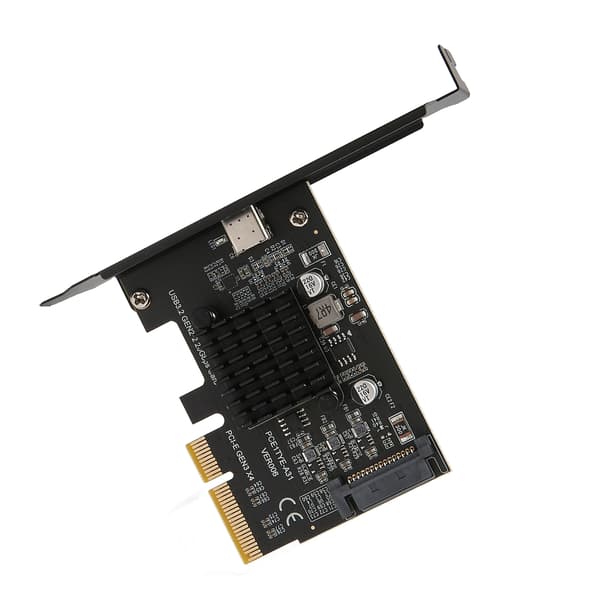 PCIe USB 3.2 Gen 2 Expansionskort 20Gbps Typ C ASM3242 Kontroller för Stationär Dator