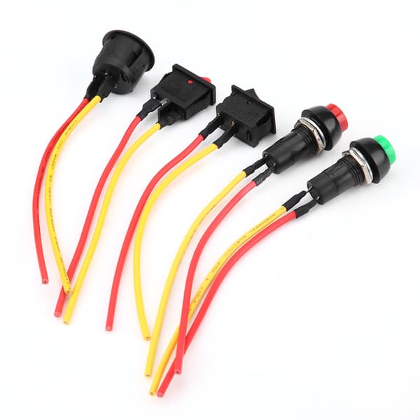 6A 10A 250V SPST On Off Snap in Rocker Switch 2-leder montering til Auto Båd Universal
