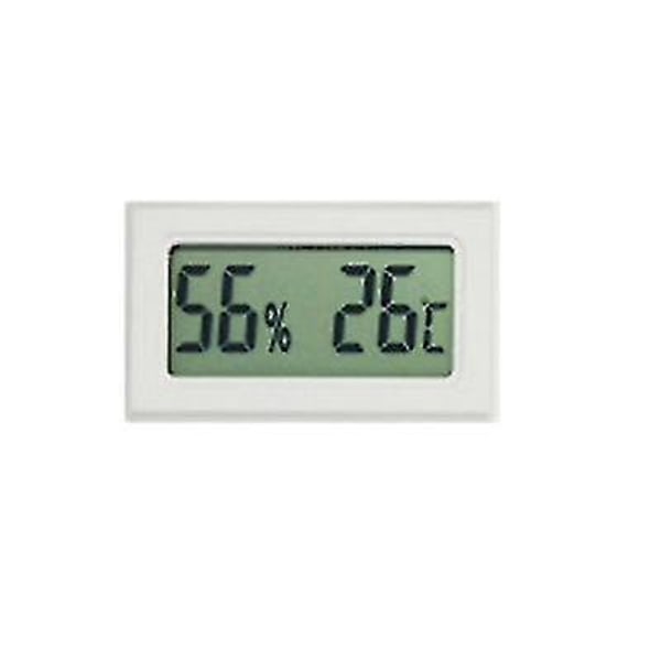 Digital temperaturtermometer Higrometro Hygrometer Digital miljötermometer Tpm 20 Fukttermometer inomhus White without Line
