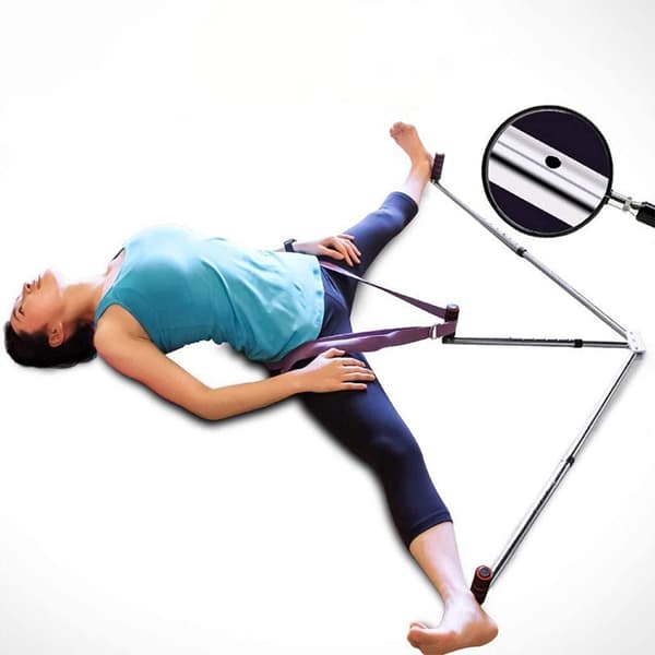 Justerbar Split Leg Stretcher Flexibilitetsträningsenhet Platt Häst Stretching