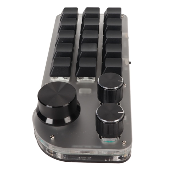 USB Mini 15-tasters programmerbart DIY-tastatur med 3 tilkoblingsmoduser Type C kablet Bluetooth 2.4G trådløst