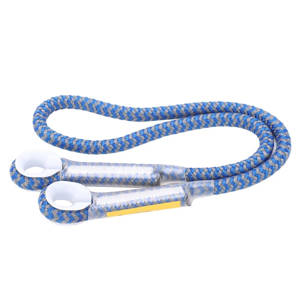 Professionel Bjergbestigning Redningsline Øje-til-øje Sling Loop Rappelling Reb Blå 80 cm