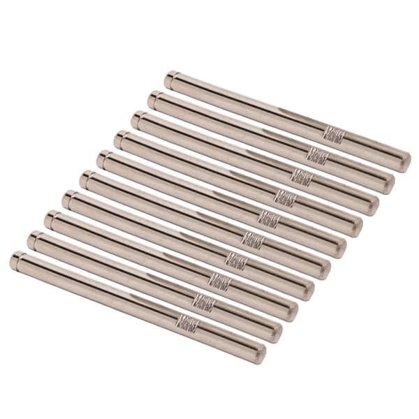 10 stk. 52,7 mm rustfrit stål 4 mm diameter børsteløs motoraksel til RC bil båd fly