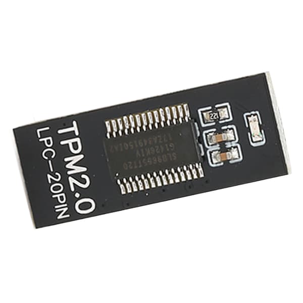 TMP20 Sikkerhedsmodul LPC 20 Pin Fjernkort Kompatibel med Windows 11 til Gigabyte Platformbeskyttelse