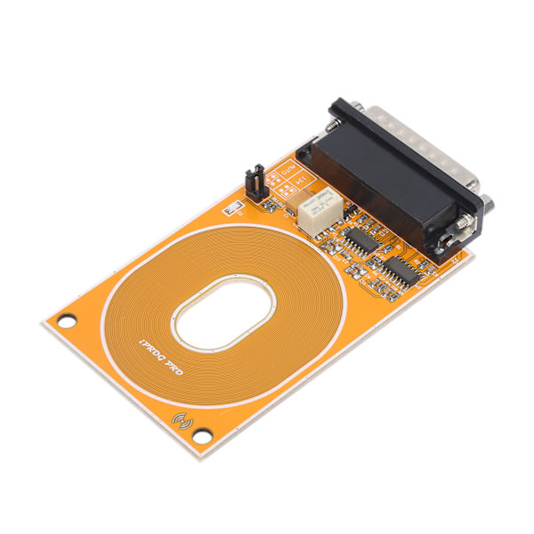 Gul RFID Adapter Metal Emitter Læse Skrive Beskyttelse til IPROG Programmer