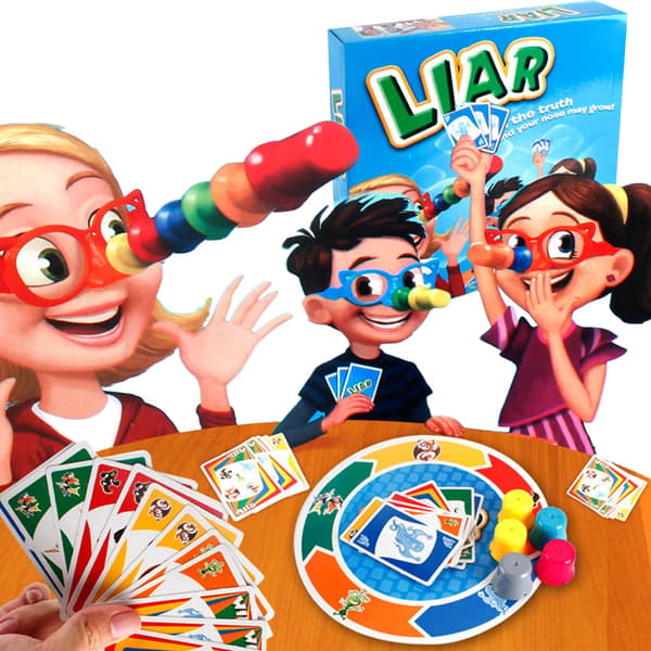 Langnese Pinocchio Straffeleke Morsom Nyhet Skrivebordsspill Foreldre Barn Interaktiv Underholdning