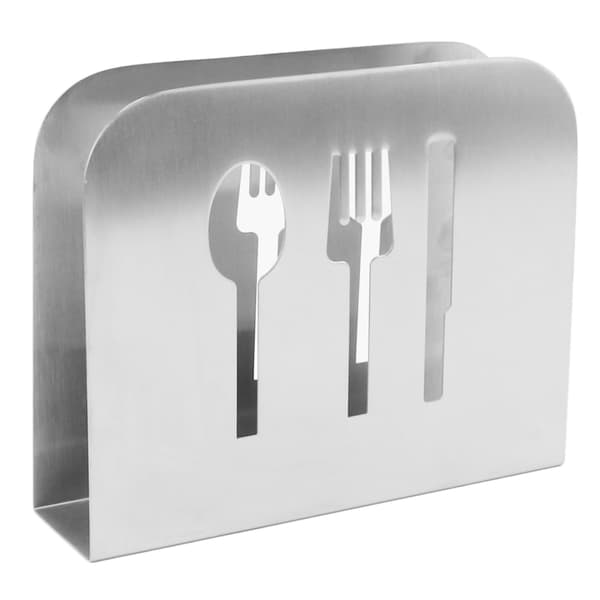 Servietholder i rustfrit stål, dispenser, kompakt, minimalistisk, nem vedligeholdelse til hotelrestaurant