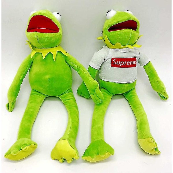 40cm Plysch Kermit Groda Sesamgatan Grodor Doll Muppet Show Plyschleksaker Födelsedag Jul Plysch stoppad docka för barn A B