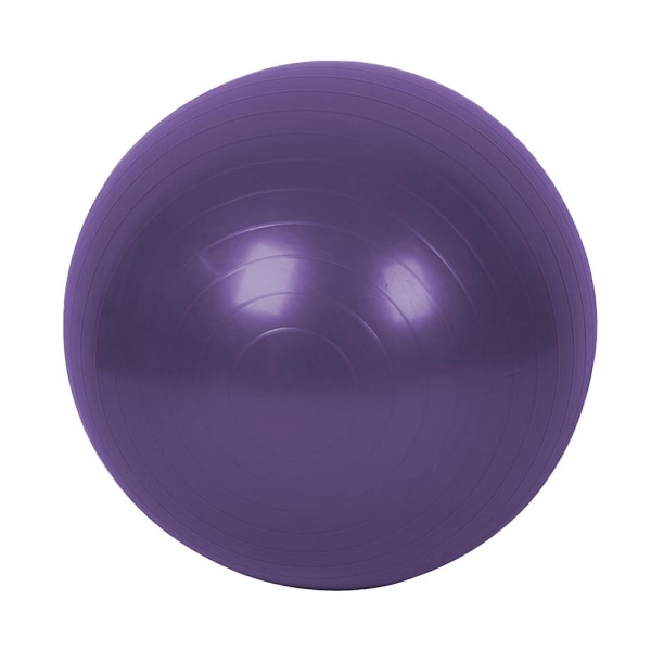 Træningsstabilitet Bold Yoga Pilates Anti Burst M/pumpe Purple Glossy