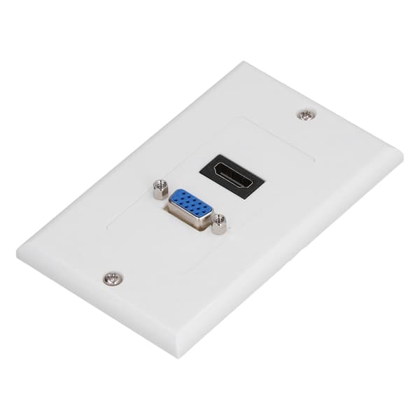 HD Multimedia Interface -seinäpaneeli, audio- ja videoliitäntä, pinta-asennettava, kotiteatteri