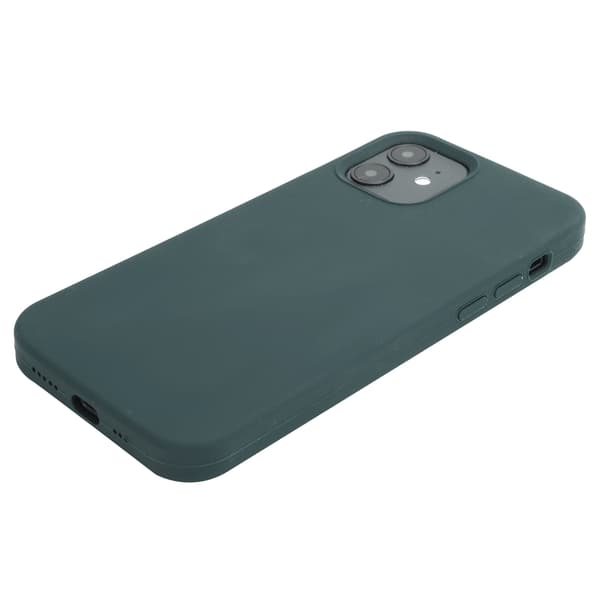 Silikone Etui Trådløs Opladning Kompatibel til iPhone 12 Pro Grøn