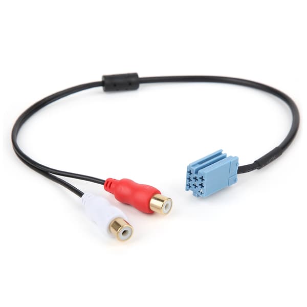 8-pin Mini ISO RCA-kabeladapter Blaupunkt Compact Disc Changer Bilstereo Line