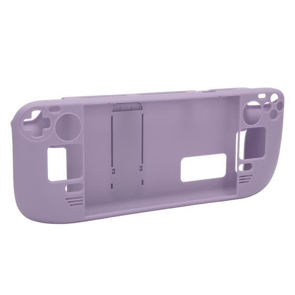 Steam Deck Skyddsfodral Lila Fingeravtrycksresistent Handsfree Stativskydd