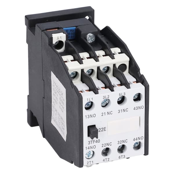AC Kontaktor Kontroller 220V 50Hz 9A 2NO 2NC DIN Skinne Automatisk Kontroll Tilbehør