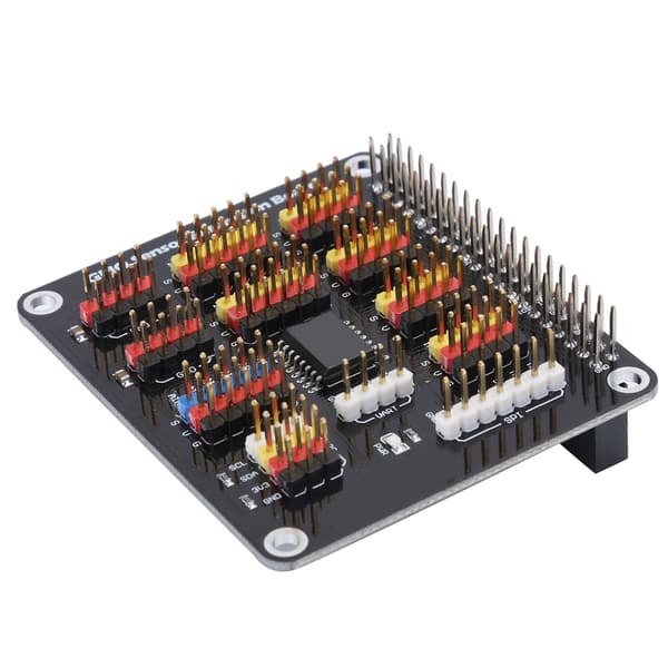 Raspberry Pi 4B 3B Plus AD DA Utvidelseskort Digital Analog Konvertering Spenningsdeteksjon