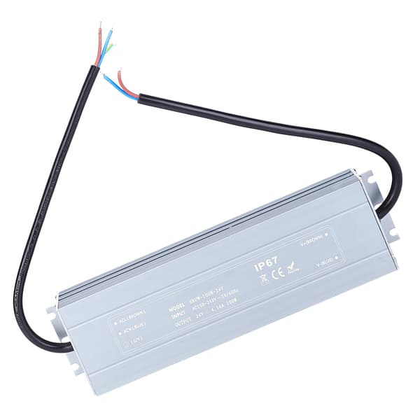 100W 24V IP67 Vanntett LED Driver Strømforsyning Transformator 100 240VAC