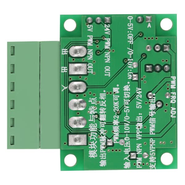 0-5V 0-10V Analog Input til 0-100% PWM 2KHZ-20KHZ Konverter Modul
