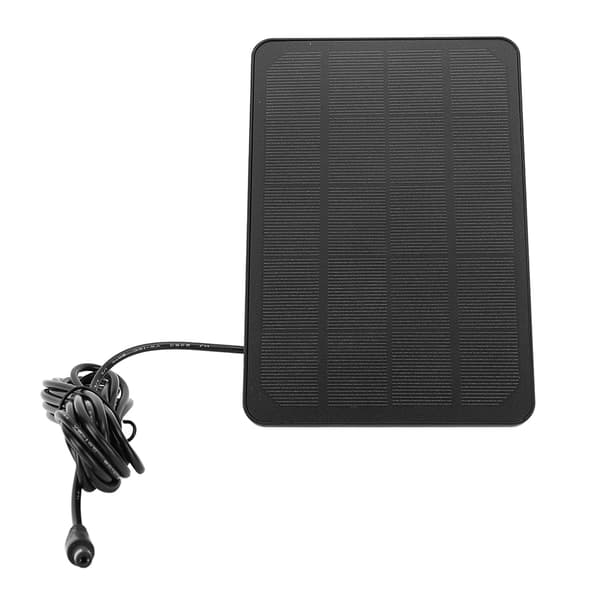 4W 5V Svart IP65 Vanntett Solcellepanel Ladebrett for Vifte Lys