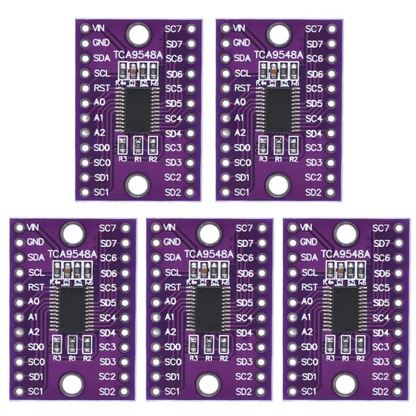 5 stk. TCA9548A I2C 1 til 8 Kanal Udvidelseskort Modul Kit til DIY