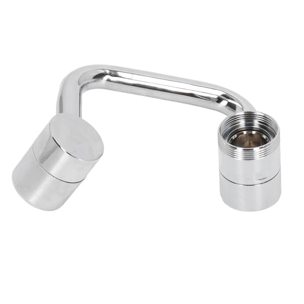 Haneforlænger Kobber Rustfrit Stål ABS 1080 Grader 22mm Indvendig Diameter Roterbar Haneadapter