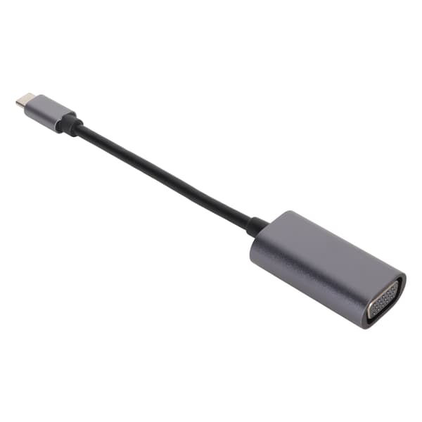 USB C til VGA-adapterkabel 1080P skridsikkert design til bærbar computer, telefon, tablet