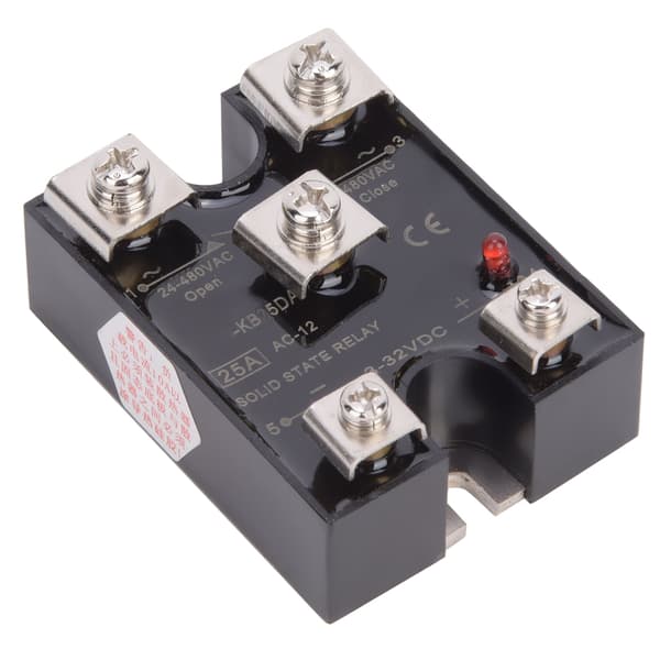 BERM KB25DA 25A enfaset 1NO1NC solid state relé DC-kontroll AC